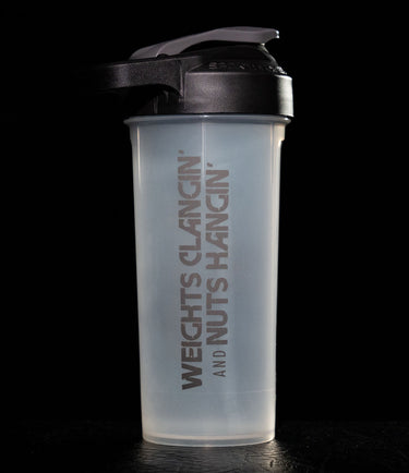Weights Clangin' Nuts Hangin' Logo Shaker